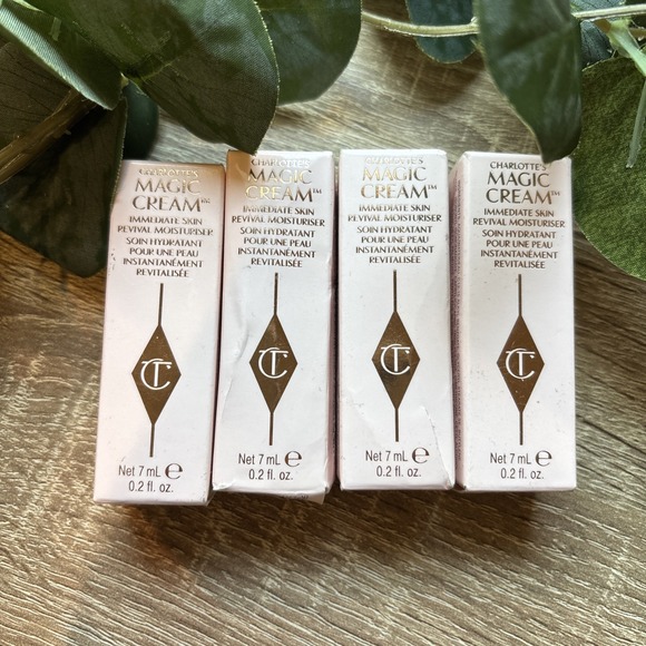 Charlotte Tilbury Other - LOT OF 4 Charlotte Tilbury Magic Cream Moisturizer 0.2oz 7ml Mini Travel